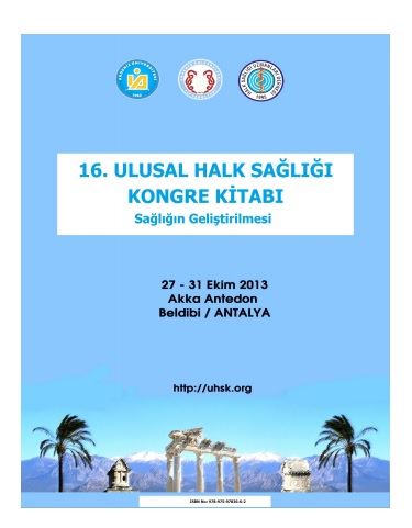 16. Ulusal Halk Sağlığı Kongresi Kongre Kitabı