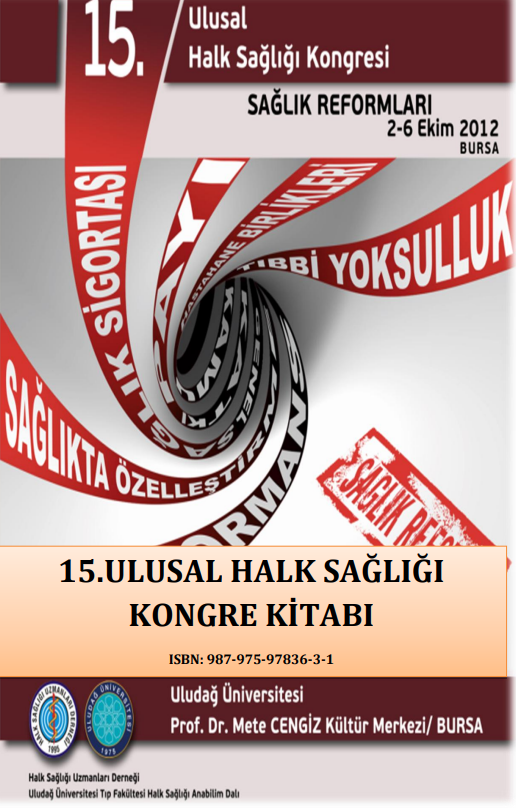 15. Ulusal Halk Sağlığı Kongresi Kongre Kitabı