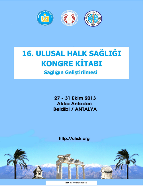 16. Ulusal Halk Sağlığı Kongresi Kongre Kitabı