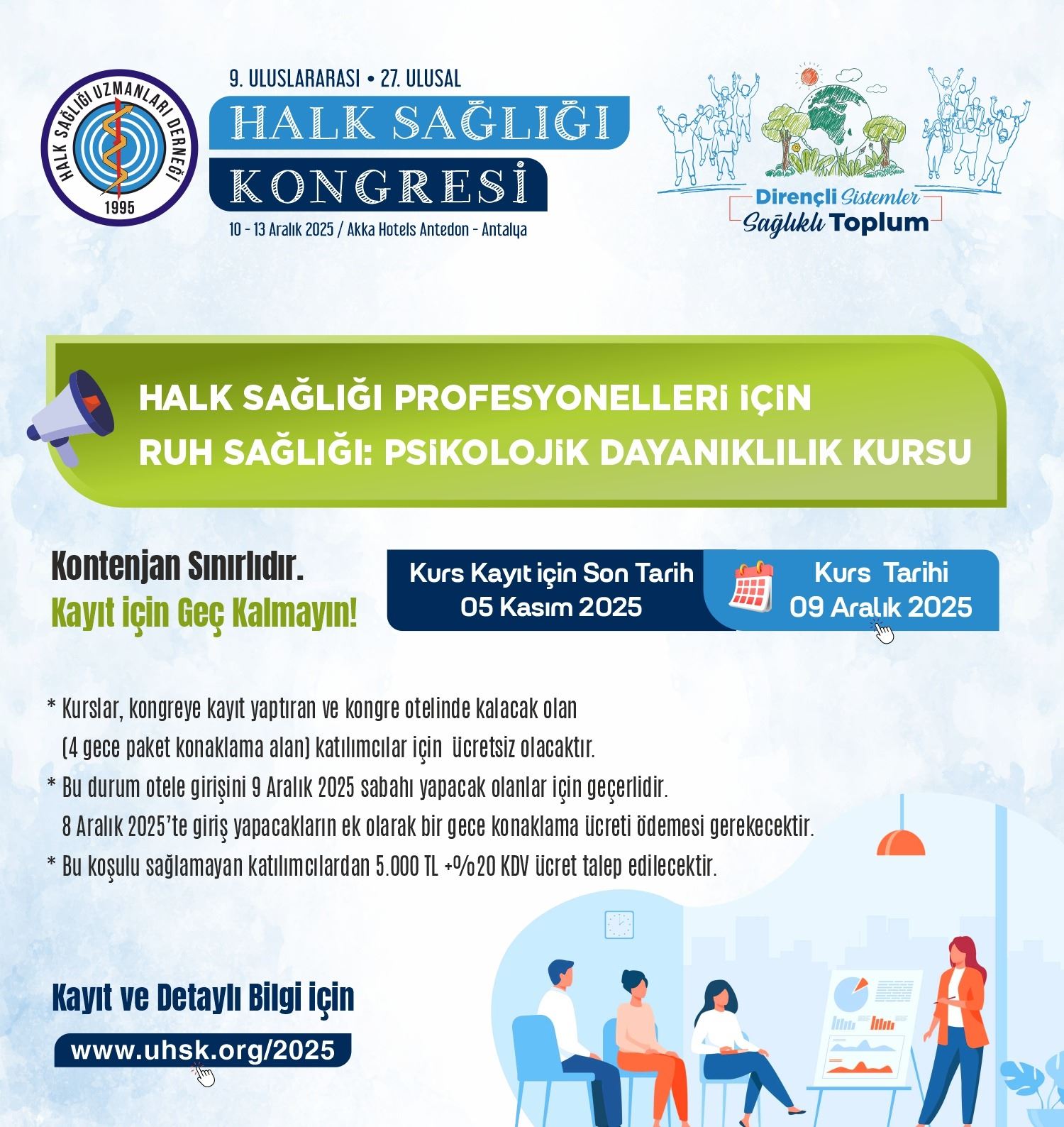 Halk Sağlığı Profesyonelleri İçin Ruh Sağlığı: Psikolojik Dayanıklılık Kursu 